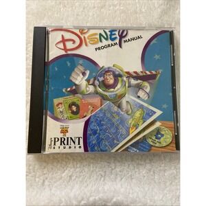 Disney Pixar Toy Story 2 Print Studio PC Project Design Tools Program‎ Manual